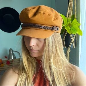 Brixton fiddler cap khaki brown